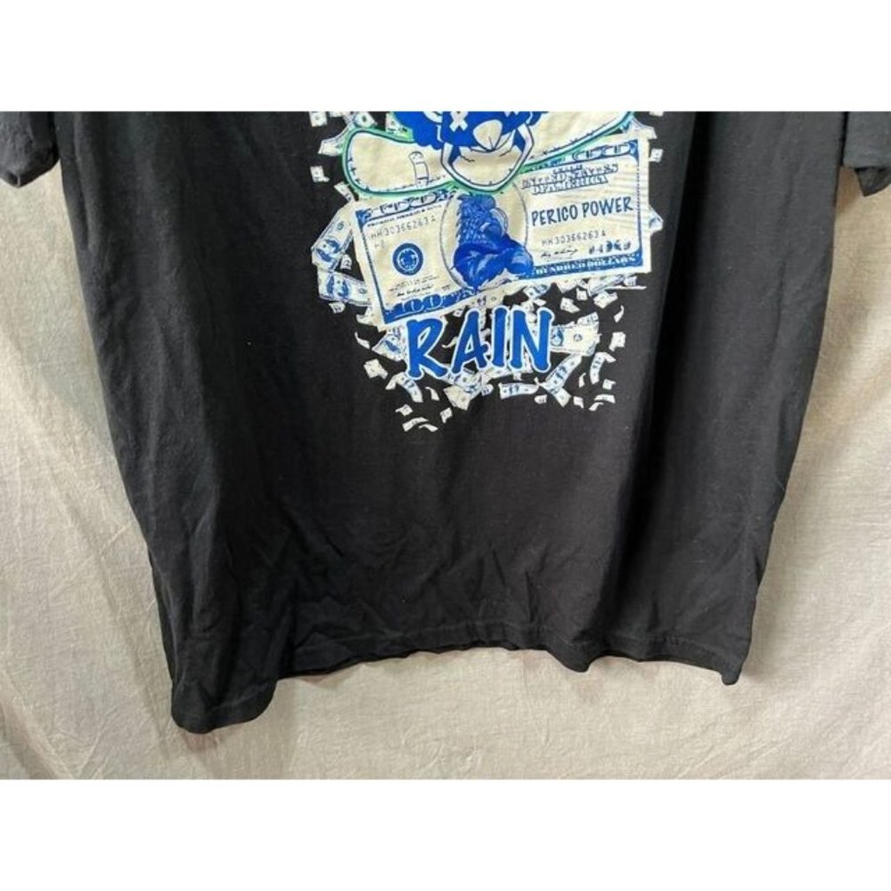 Make It Rain Shirt Perico Power Adult 2XL Black Short Sleeve Pullover‎ Tee Mens - Picture 3 of 9